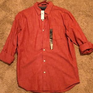 Banana Republic Stretch Soft-Wash, Standard Fit, Medium Long sleeve button up